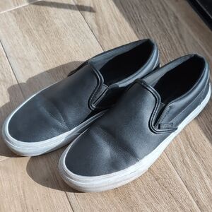 Vans Black Slip-On Shoes